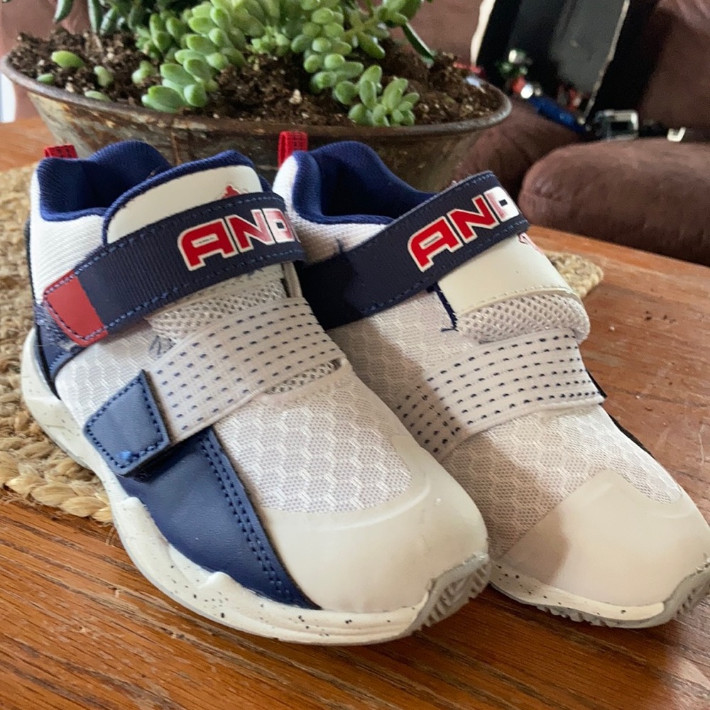 Preschool gym shoes. Have never seen dirt. Excellent condition